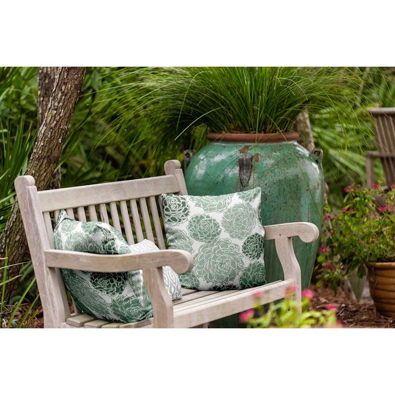 e by design Floral Frolic Outdoor Square Pillow Cover & Insert & Reviews | Wayfair