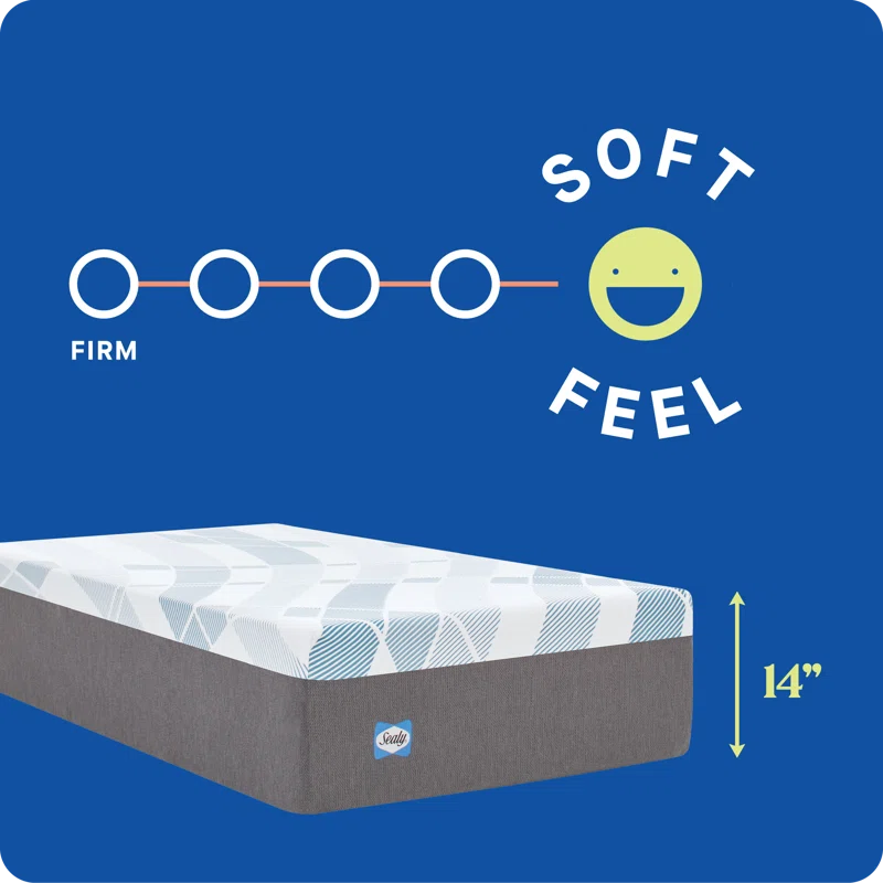 Sealy Sealy Dreamlife 14” Plush Hybrid Mattress-in-a-Box