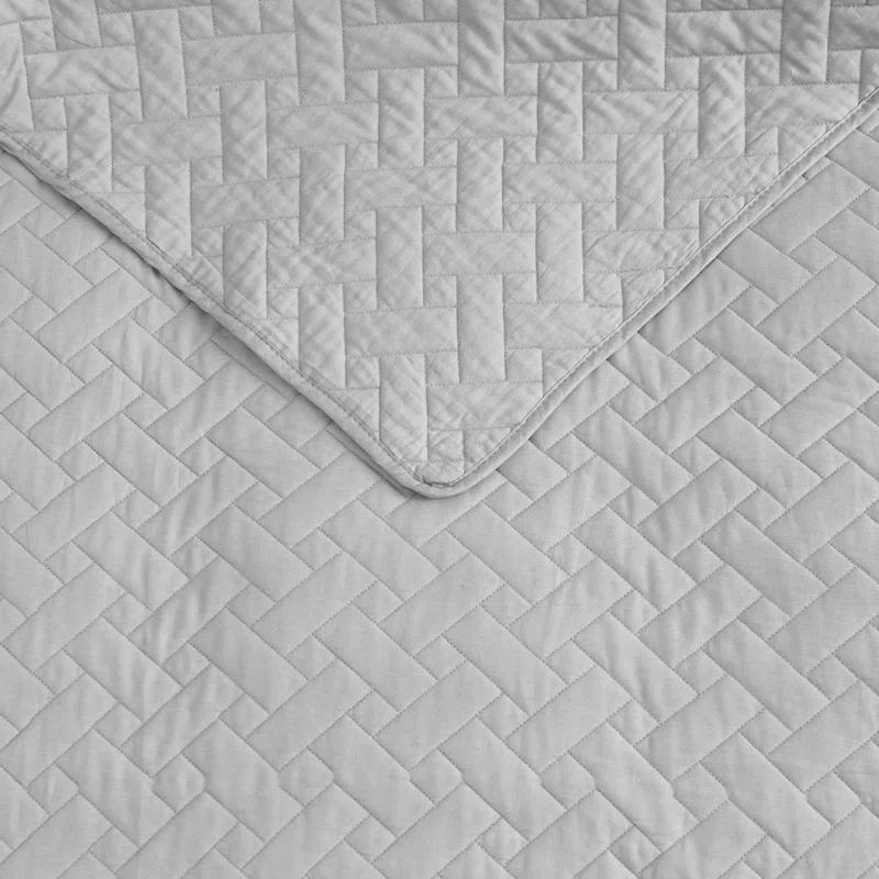 Tommy Bahama Home Tommy Bahama Raffia Solid Cotton Reversible Quilt Set