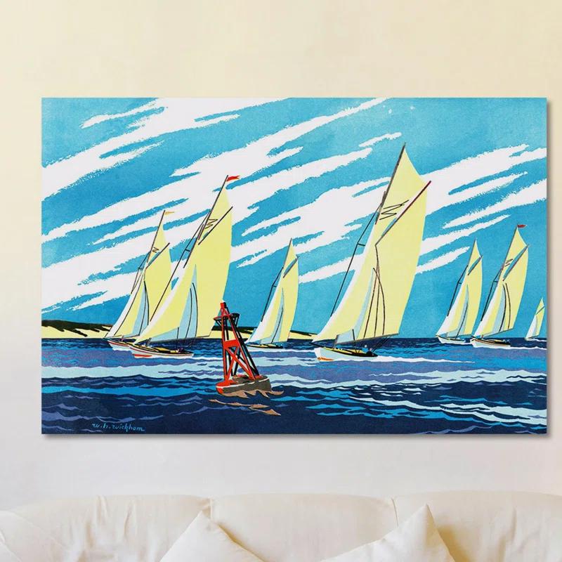 Marmont Hill " Yellow Sailboats "