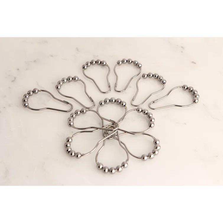 Kingston Brass Kingston Brass Edenscape Roller Ball Shower Curtain Rings (12 Pieces/Set) (Set of 12)