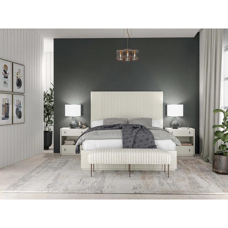 A.R.T. Polyester Blend Upholstered Bench