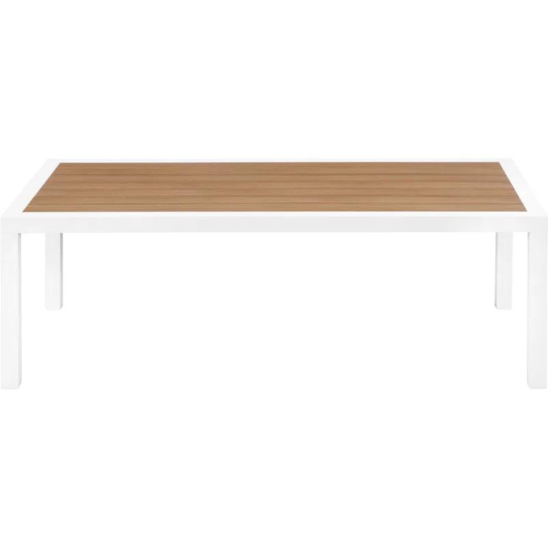 Orren Ellis Vernola Rectangular Outdoor Coffee Table