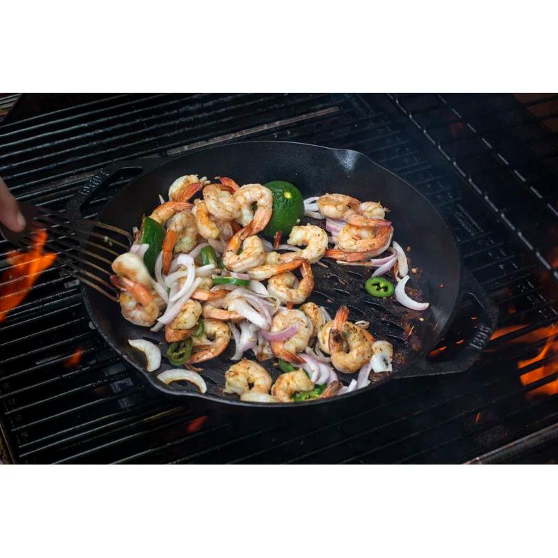 Lodge 12 Inch Dual Handle Grill Basket