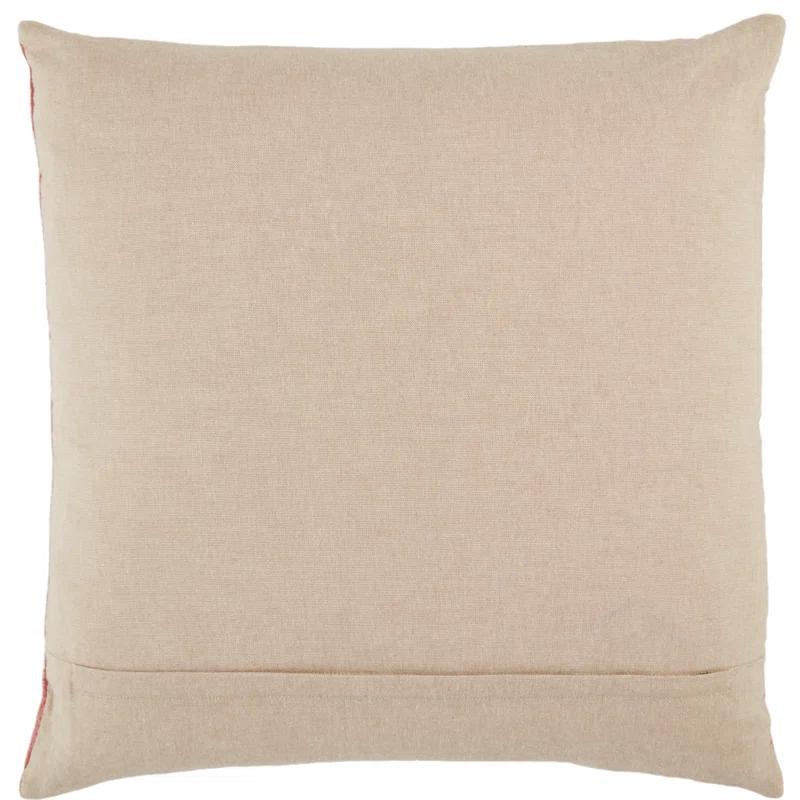 Gretchen Embroidered Cotton Throw Pillow