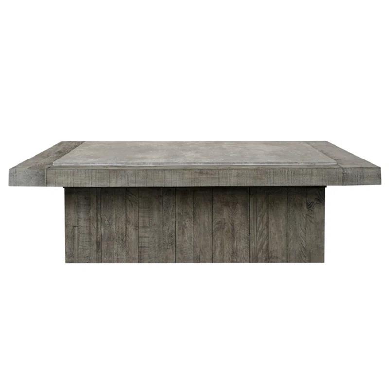 Edin Rectangular Reclaimed Wood Coffee Table (60")