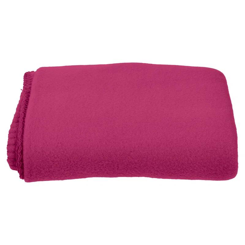 Imperial Home Cozy Comfort 50 x 60 Inch Cozy Fleece Throw Blanket