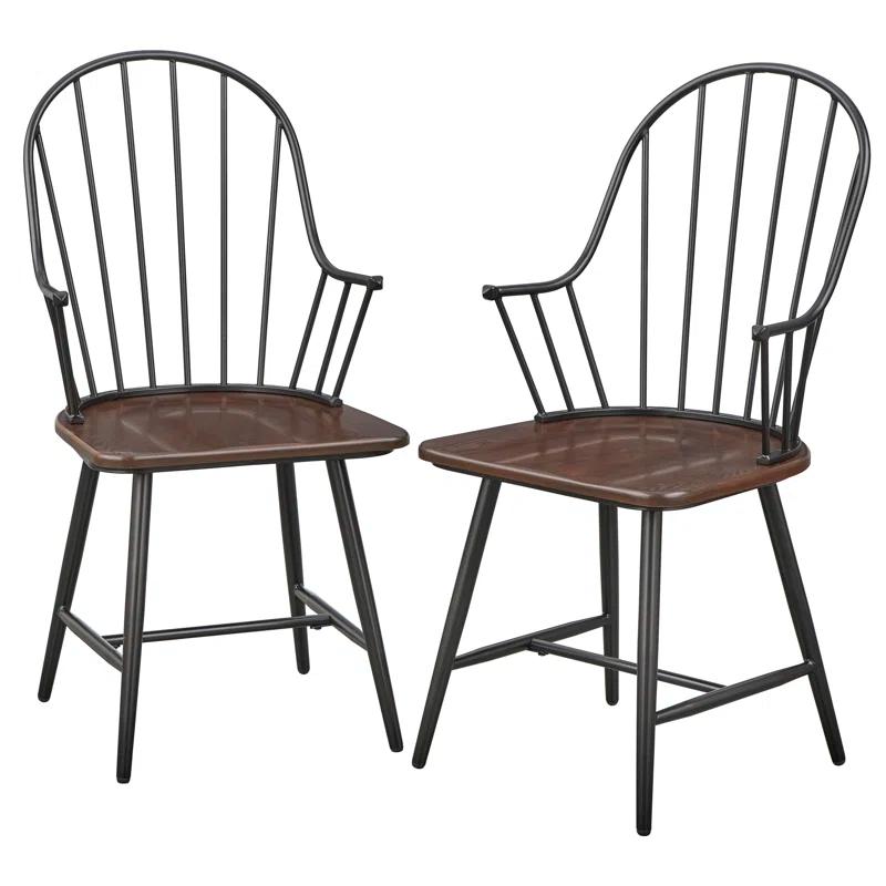 Kelly Clarkson Home Hampton 18'' H Arm Chair (Set of 2)