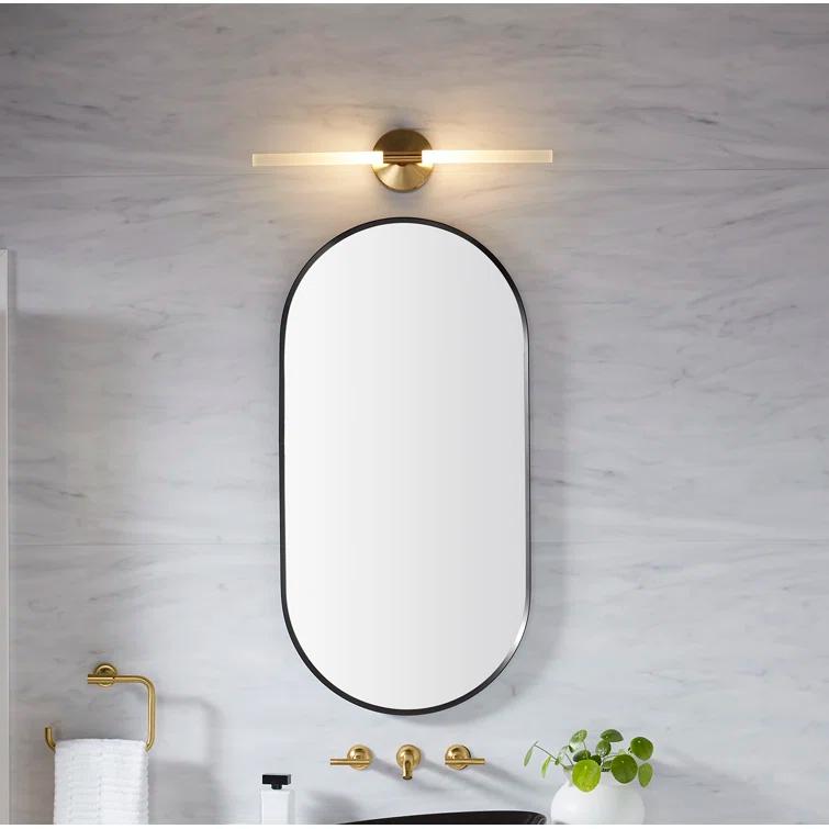 Essential Capsule Wall Mirror, Bathroom/Vanity Mirror with Frame