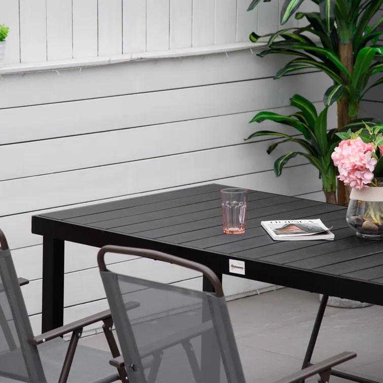 Outsunny Rectangular Outdoor Dining Table