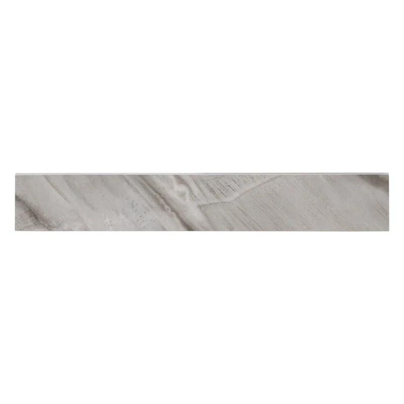 Ackland Ardena 4 in. x 24 in. Polished Porcelain Bullnose Tile Trim