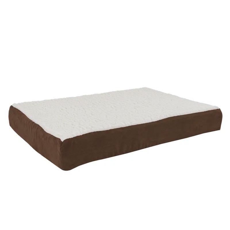 PETMAKER Orthopedic Dog Bed - Memory Foam Crate Mat with Machine Washable Cover