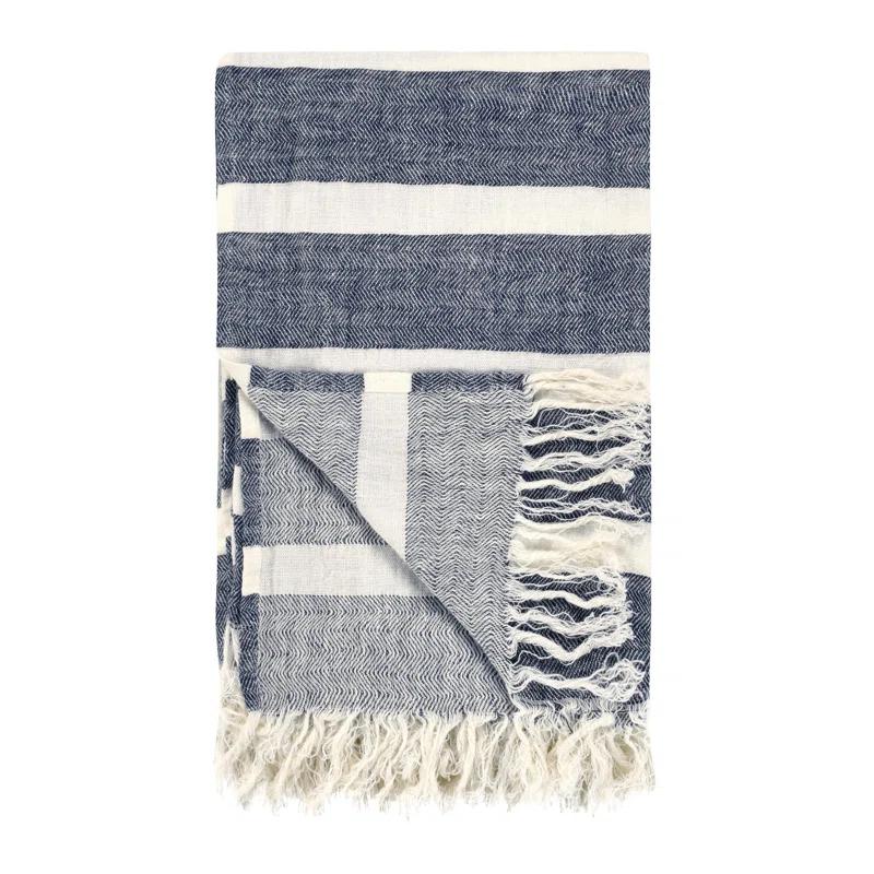 Villa by Classic Home Crawford Hand Woven Throw Blanket