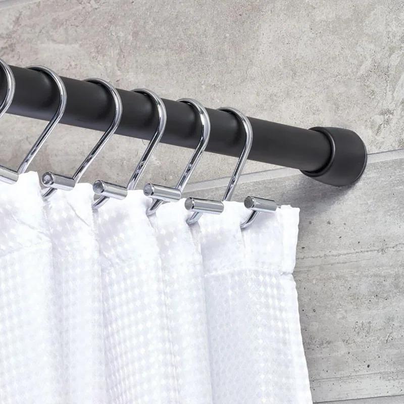 Evideco Adjustable Shower Curtain Rod, Tension Design for Quick Installation, Extendable Length 41.3 to 98.4 Inches