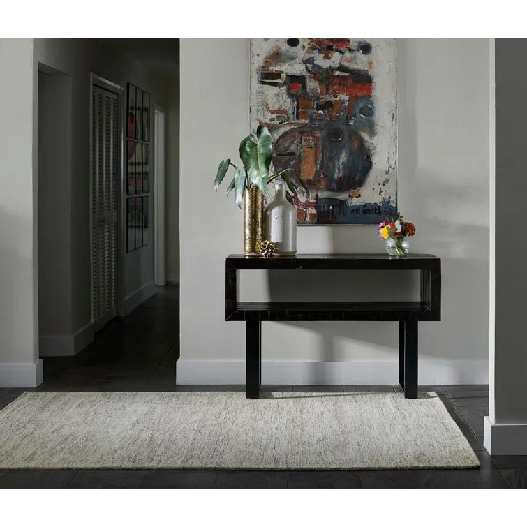 Momeni 8'x10' James Solid Handtufted Area Rug Natural: Wool, Low Pile, Rectangle, Indoor, Tufted, Vacuum Care