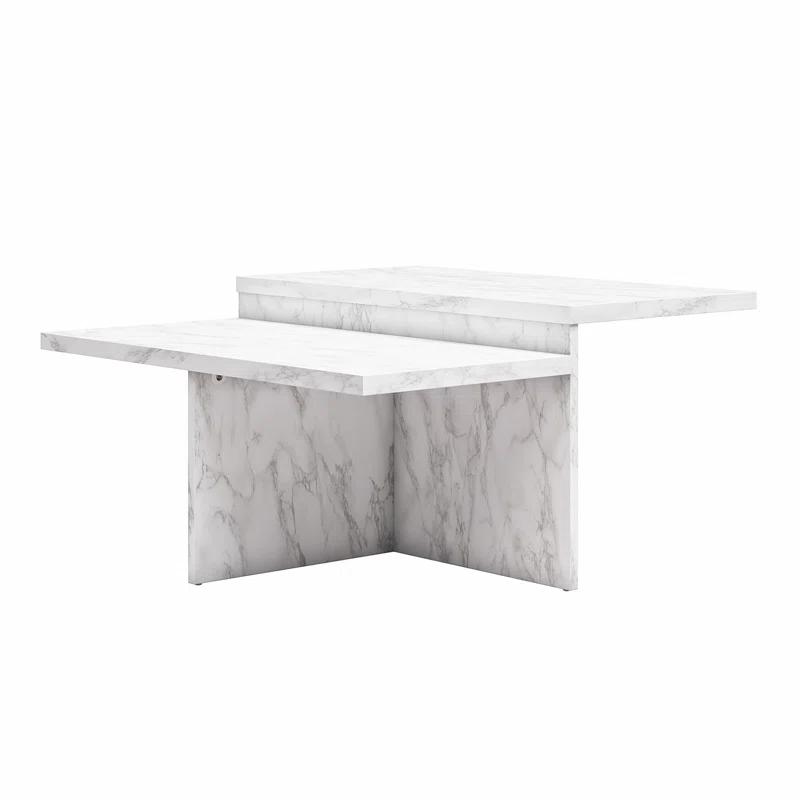 CosmoLiving by Cosmopolitan Brielle Two-Tiered Coffee Table