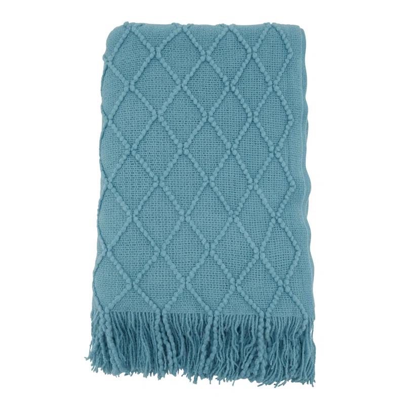 Saro Sevan Collection Hand Woven Throw Blanket