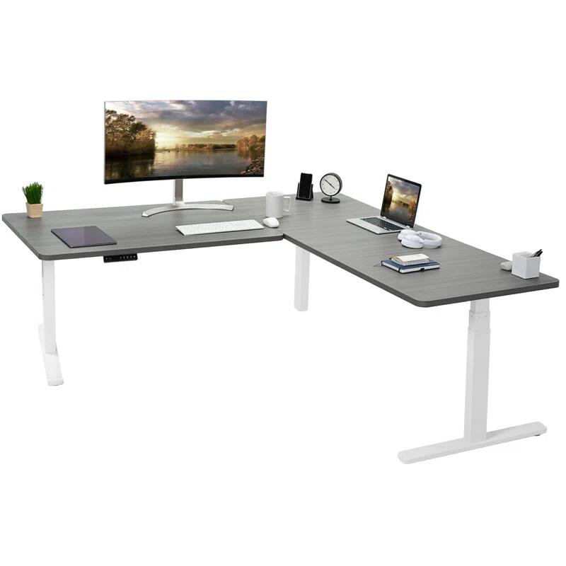 Vivo VIVO Electric 77" x 71" Corner Stand Up Desk, 3E7B Series