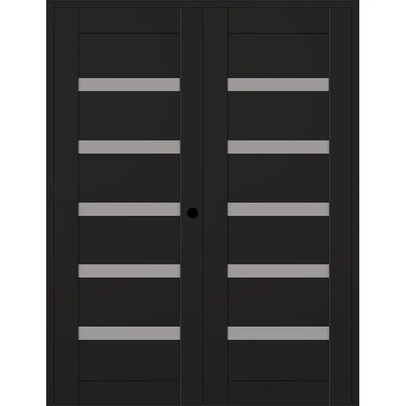 Belldinni Leora Manufactured Wood and Glass Paneled Double Door