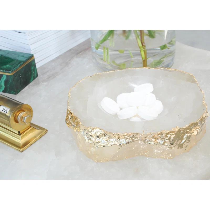 ANNA New York Gemstones Handmade Crystal Decorative Bowl 1