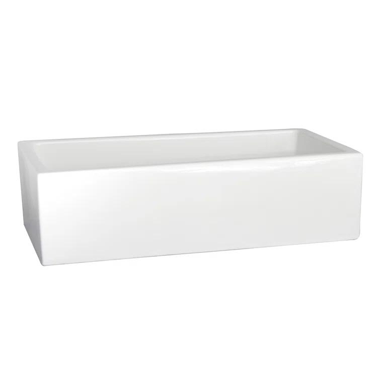 Rowena 36" Farmhouse Single Basin Fireclay Kitchen Sink