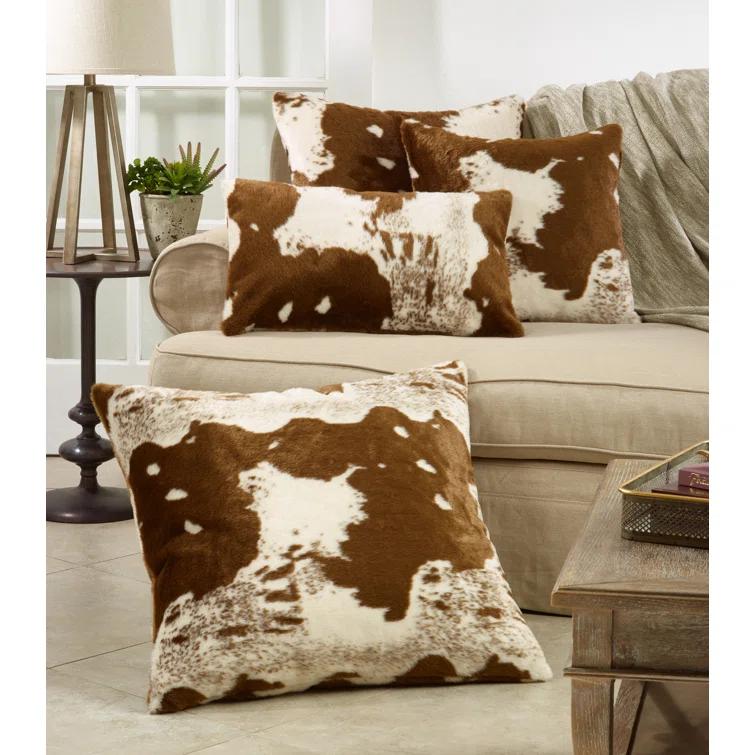 Saro Lait Collection Reversible Throw Pillow