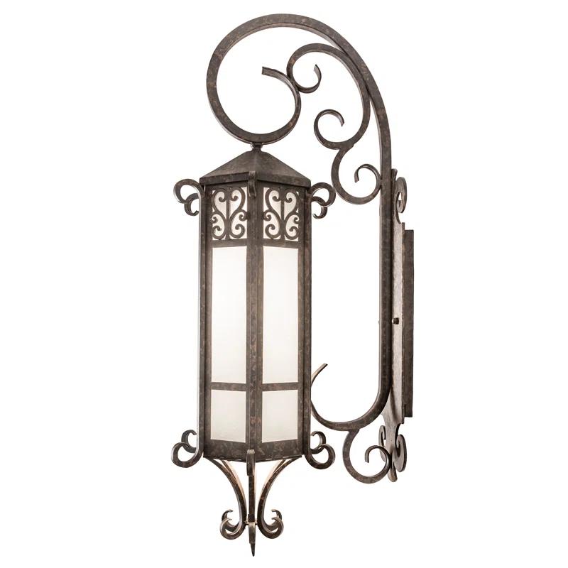 Caprice Steel Armed Sconce