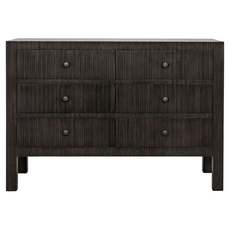 Bellinger 6-Drawer Dresser - Dark Brown
