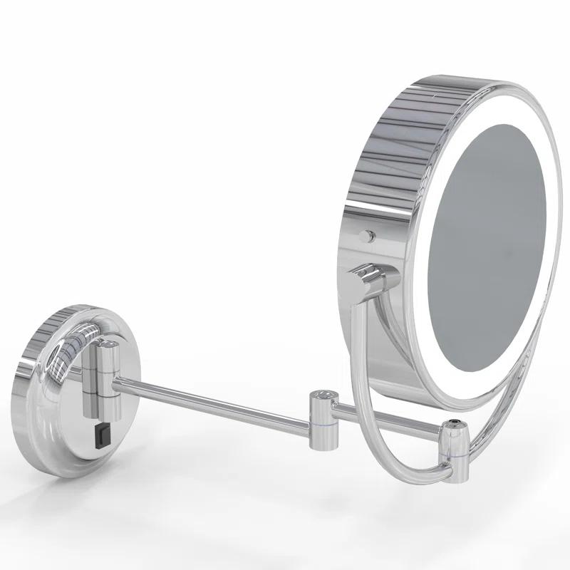 Aptations Kimball Young Metal Concave LED Wall Mirror