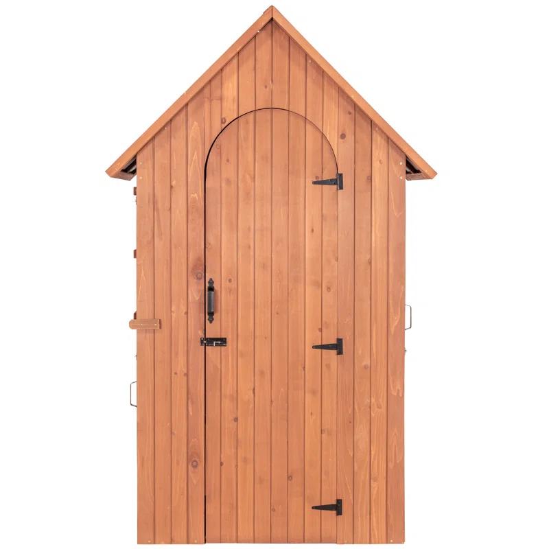 Leisure Season 4 ft. W x 2.5 ft. D Solid Wood Lean-To Storage Shed