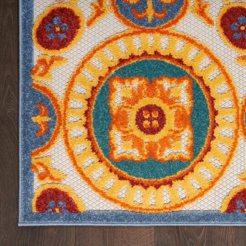 Lark Manor™ Isalia 5'3" X 7'5" Multicolor Tropical Rug