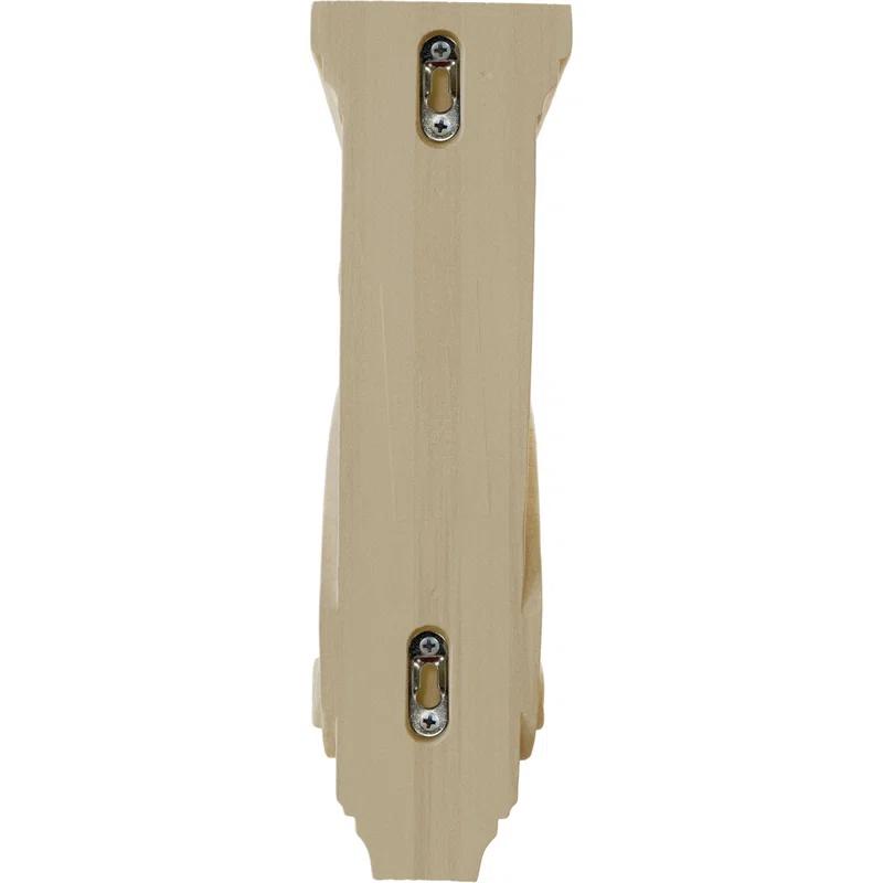 Ekena Millwork 3 7/8"W x 8"D x 13"H Boston Traditional Scroll Corbel, Rubberwood