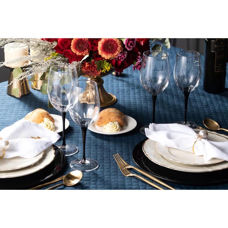 Majestic Crystal 14oz. Crystal White Wine Glass Set (Set of 6)