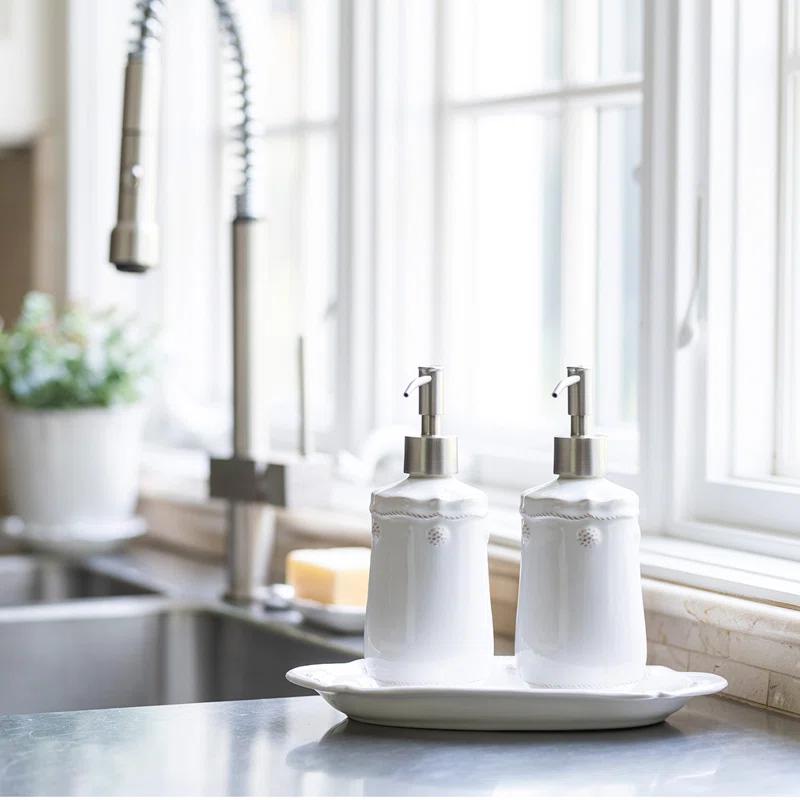 Juliska Berry & Thread Whitewash 3 Piece Essentials Bathroom Accesory Set
