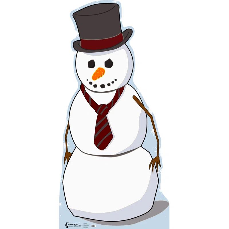 Advanced Graphics Snowman Life-Size Cardboard Stand-Up