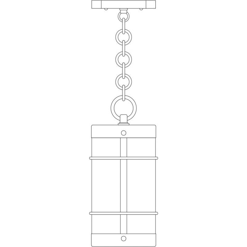 Arroyo Craftsman Valencia 1 - Light Lantern Pendant