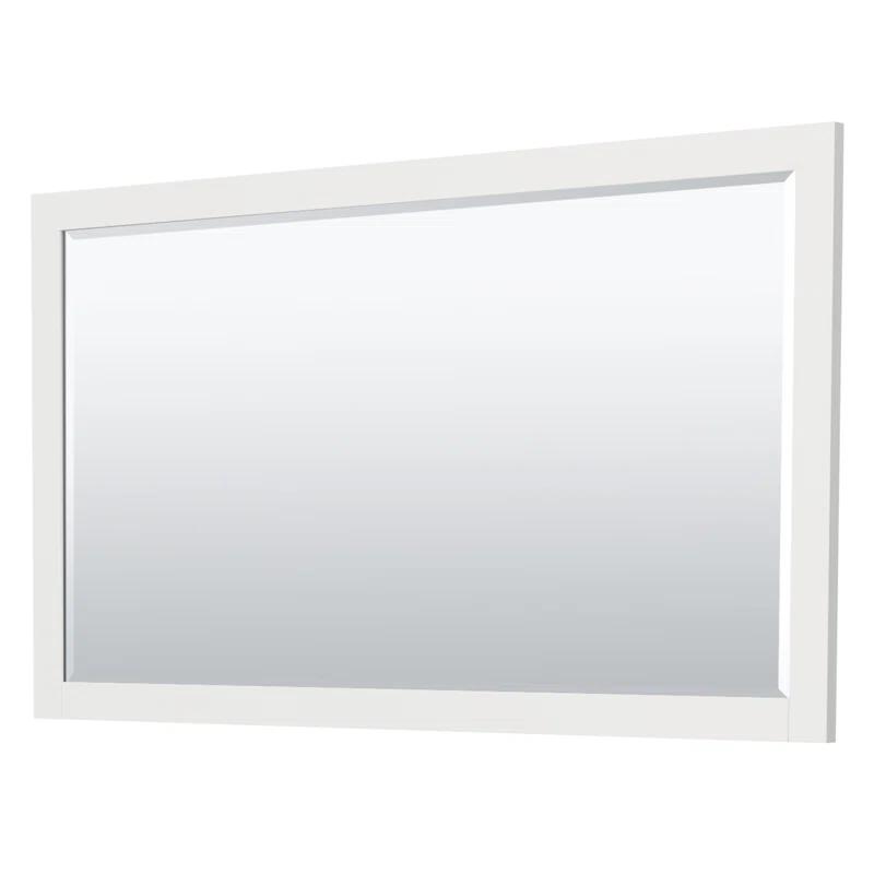 Wyndham Collection Miranda 60" Freestanding Single Bathroom Vanity with Cultured Marble Top with 58" Mirror