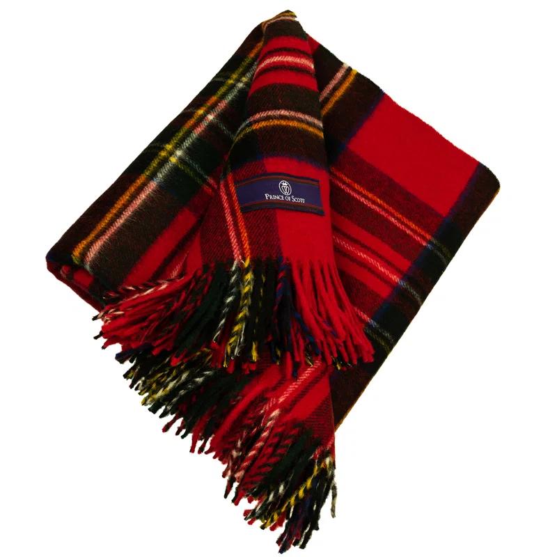 Prince of Scots Hand Woven Throw Blanket