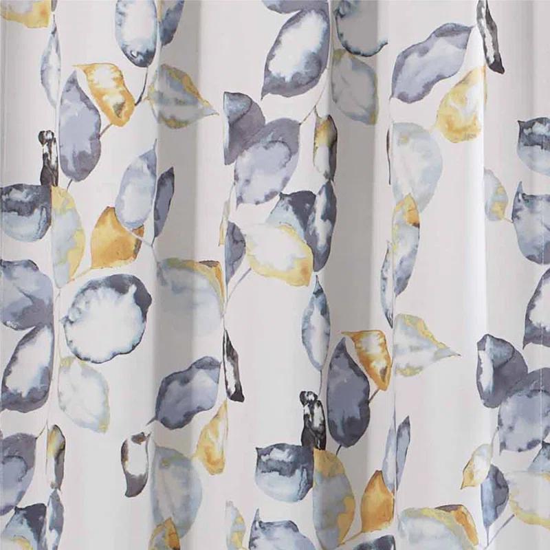 Eclipse Paige Polyester Room Darkening Curtain Single Panel
