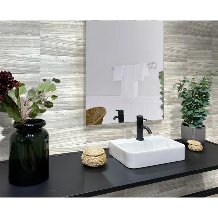 Apollo Tile 4 x 12 Wooden Grey Marble Subway Tile