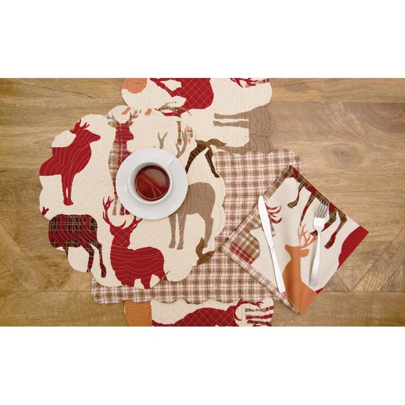 Loon Peak® Plourde Cotton Animals/Nature Rectangle Placemat (Set of 6)