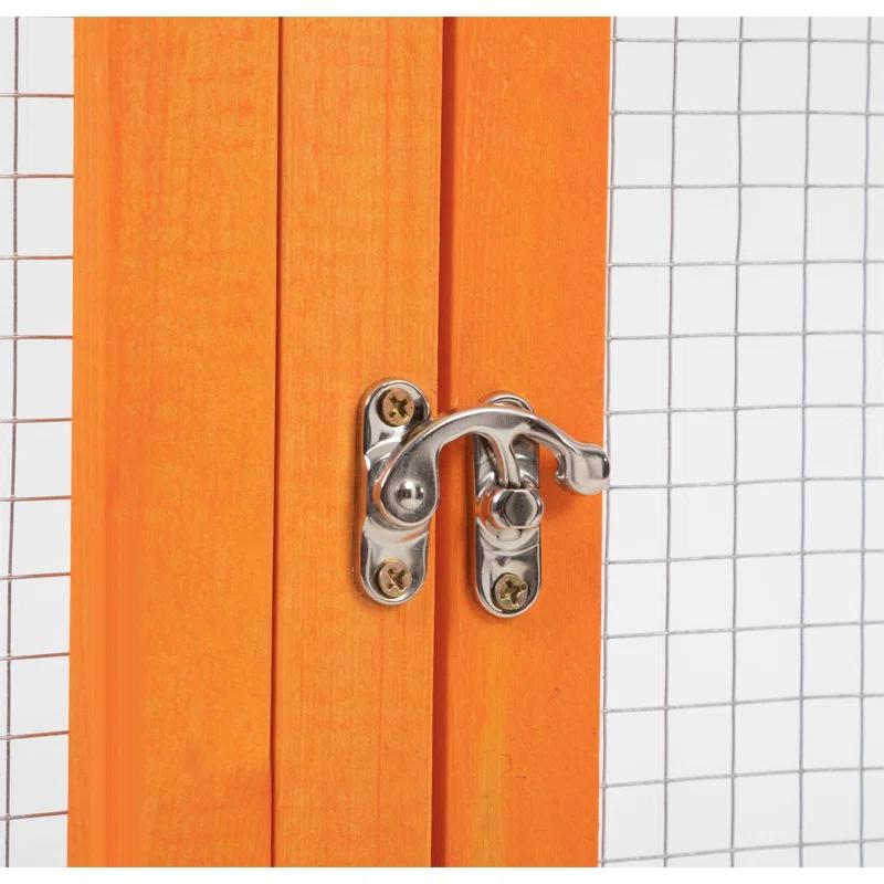 HOSSEJOY Wooden Cat Enclosure with 6 Jumping Platforms, 2 Cat Condos, Cat Bridge and Scratching Board