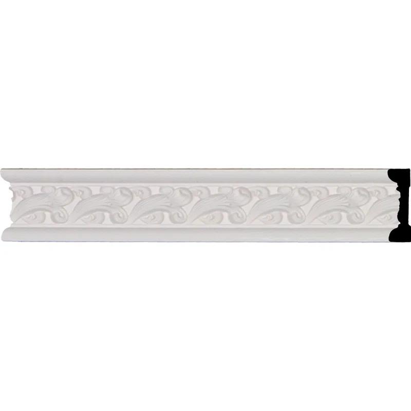 Ekena Millwork Kinsley 2.25'' H x 94.5'' W x 0.75'' D Urethane Chair Rail