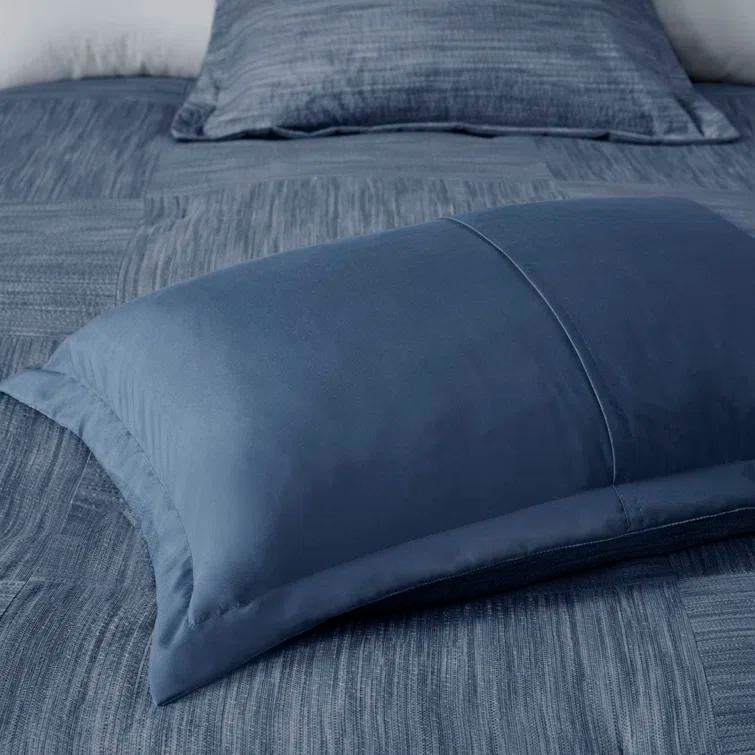 Madison Park Walter 7 Piece Printed Weave Seersucker Comforter Set