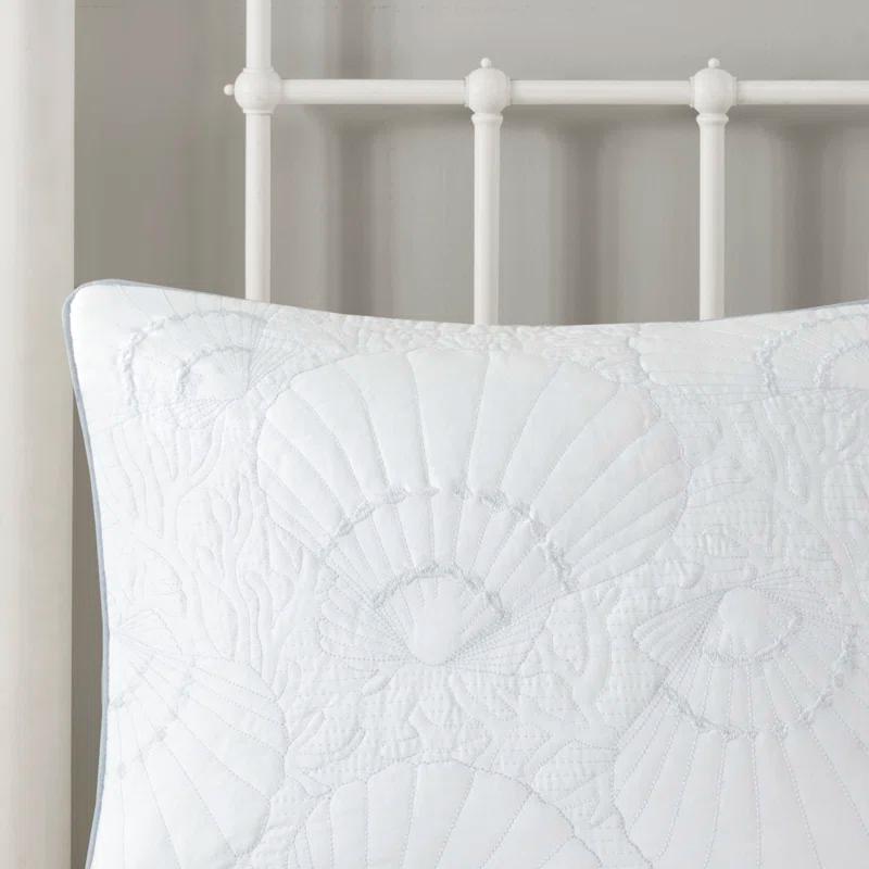 Harbor House Crystal Beach White Cotton Coastal Comforter Set