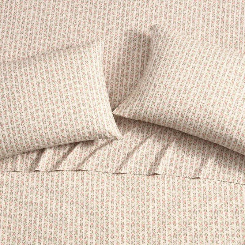Laura Ashley Percale Novelty Laura Ashley Printed Cotton Percale Sheet Set