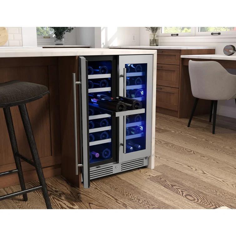 Zephyr Presrv 24" 42-Bottle Dual Zone Wine Cooler