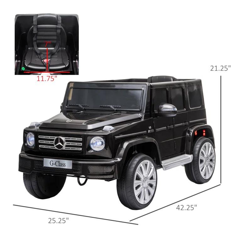 Aosom Aosom 12 Volt 1 Seater All-Terrain Vehicles Battery Powered Ride On with Remote Control
