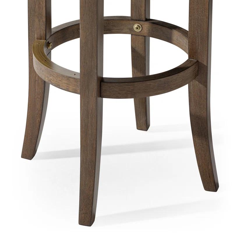 Maven Lane Maven Lane Eva Stool with Vegan Leather Upholstery