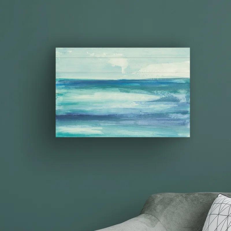 Wrought Studio™ " Seascape I " by Chris Paschke Painting Print